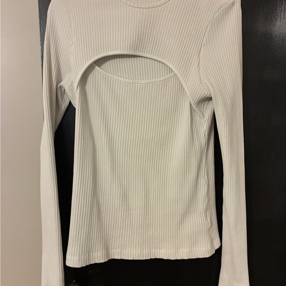 Agolde Ribbed White Top - Picture 4 of 7